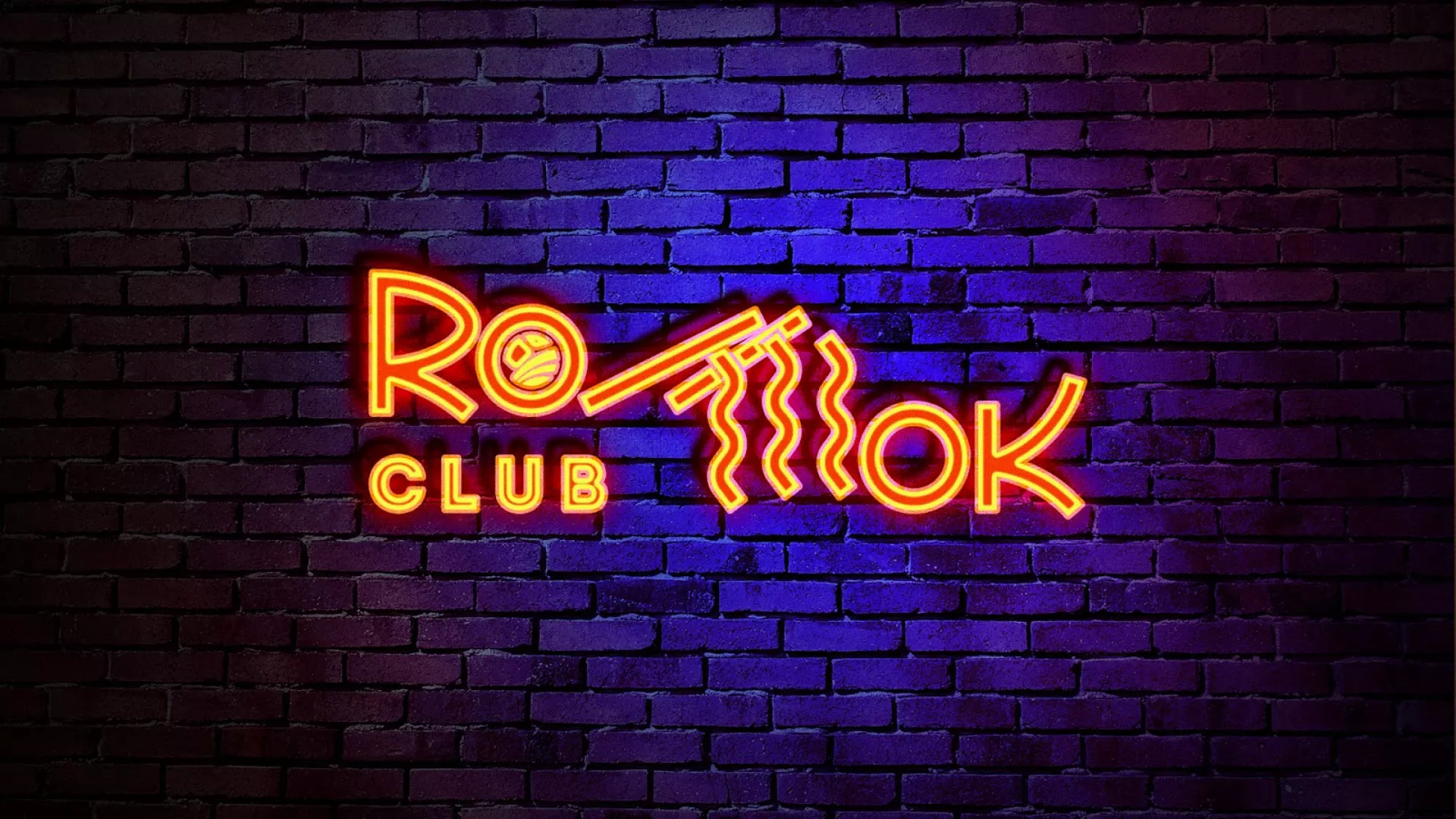 Разработка интерьерной вывески суши-бара «Roll Wok Club» в Малгобеке